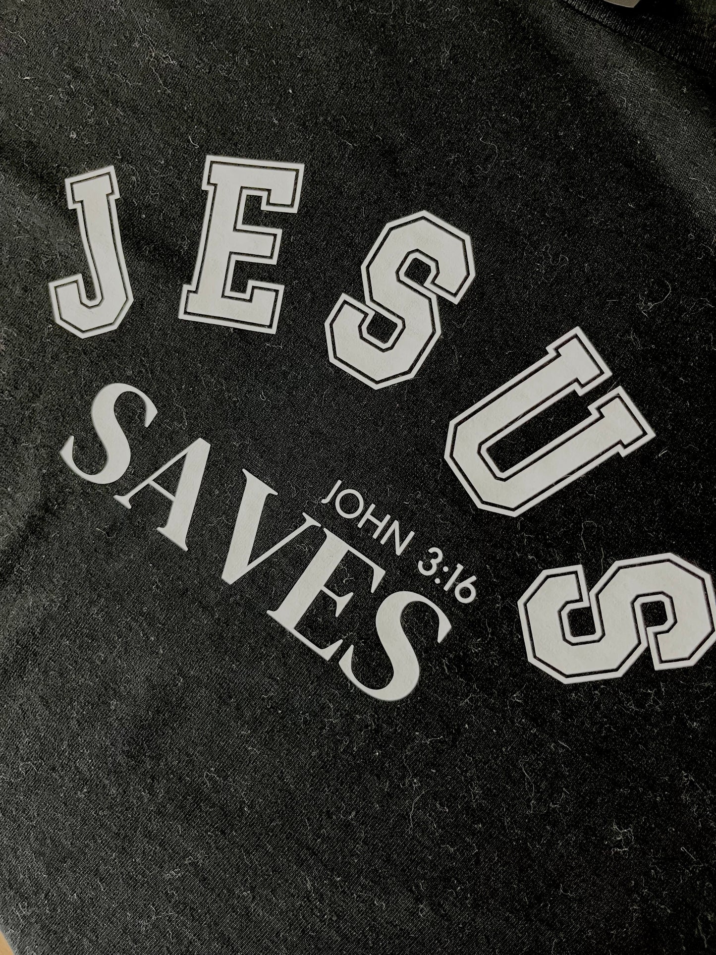 Jesus Saves Black T-shirt