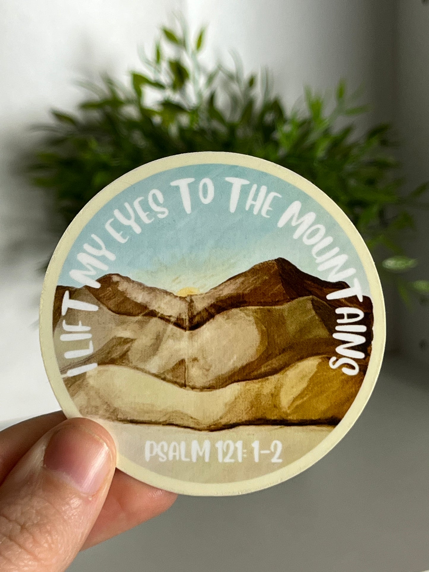 I lift my eyes to the mountains Psalm 121 :1-2