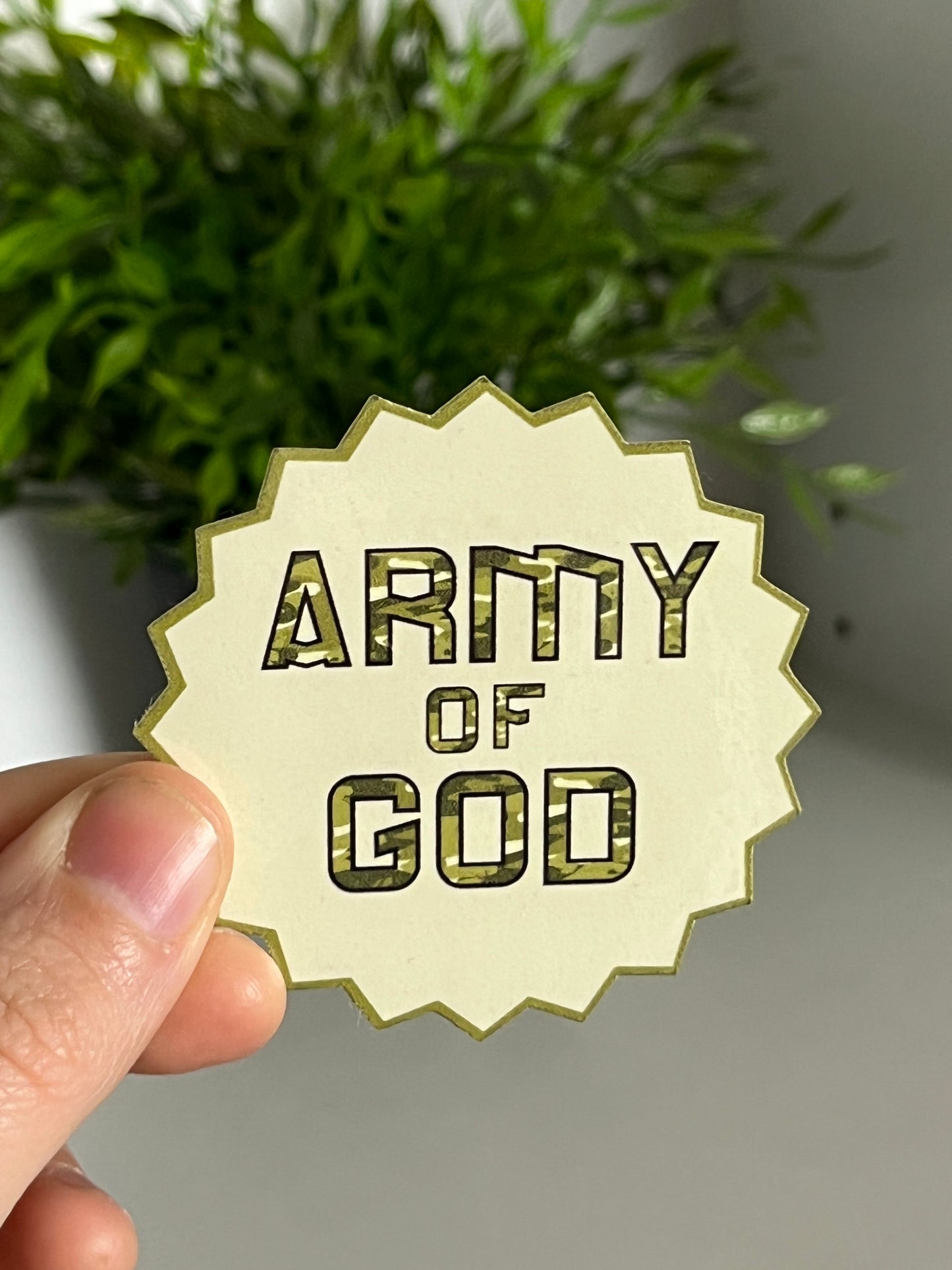 Army Of God Sticker