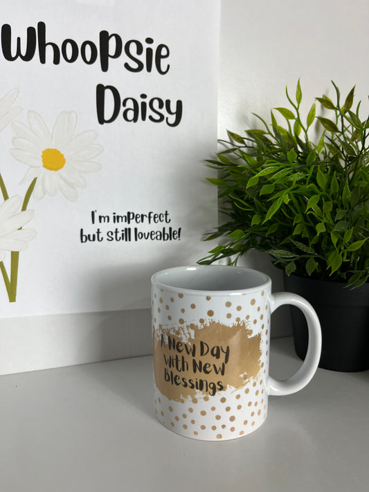 A New Day with New Blessings Mug