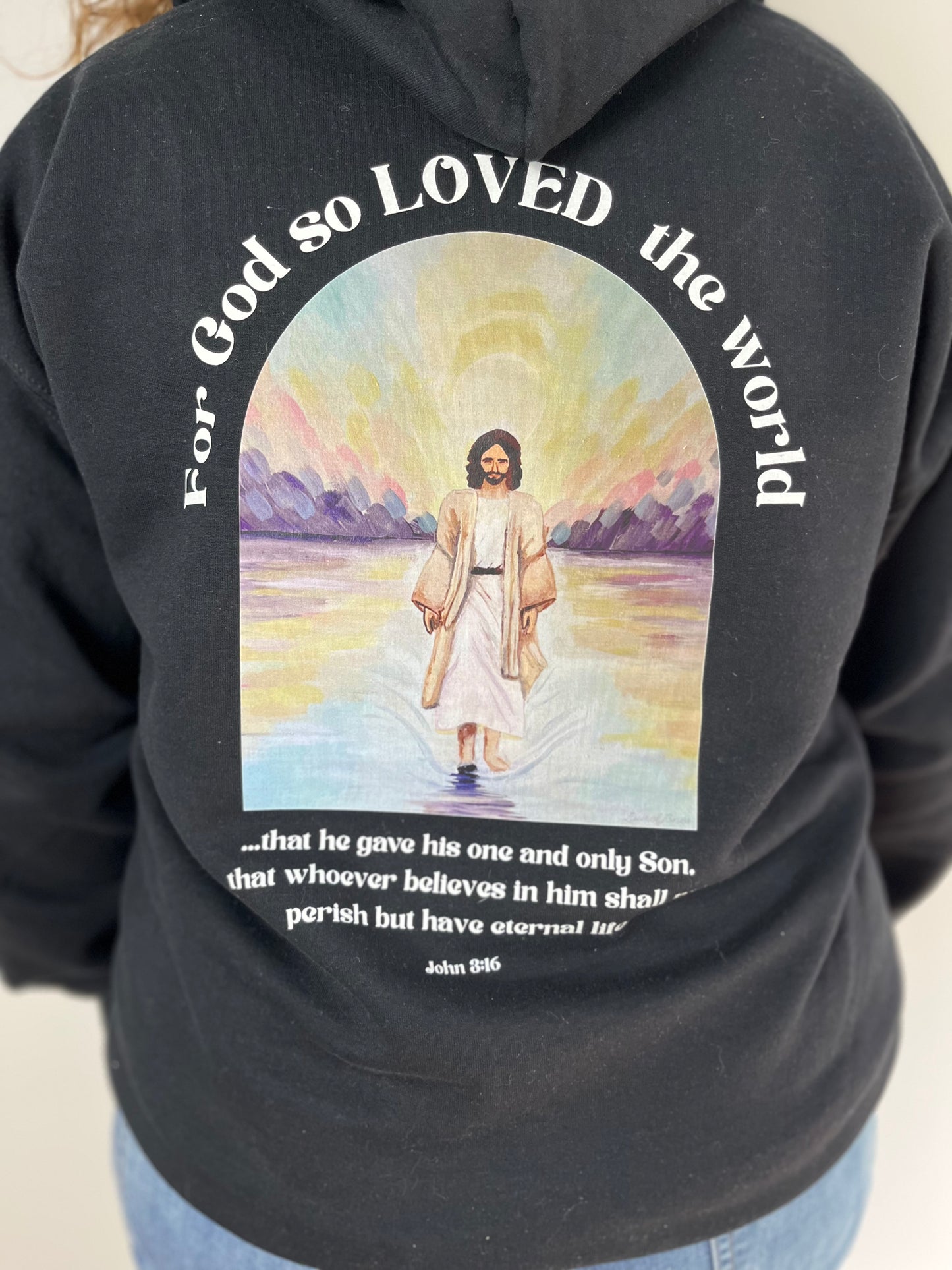 Jesus Walking Hoodie