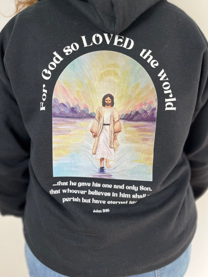 Jesus Walking Hoodie