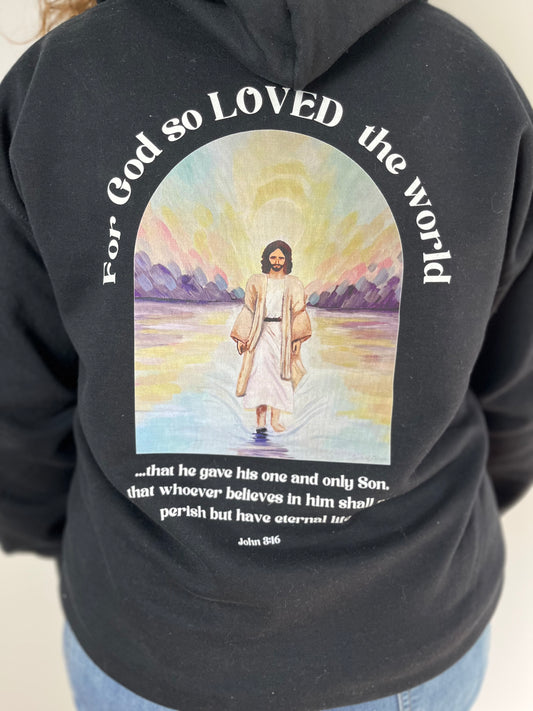 Jesus Walking Hoodie