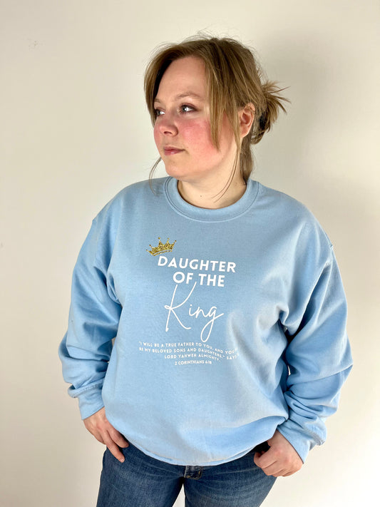 Daughter Of The King Light Blue Sweatshirt