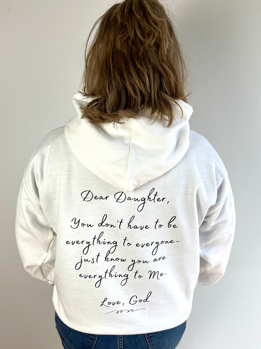 Dear Daughter XOXO White Hoodie