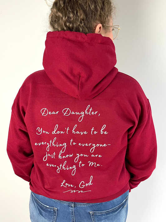 Dear Daughter XOXO Garnet Hoodie