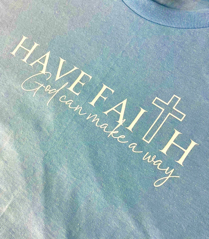 Have Faith Light Blue T-shirt