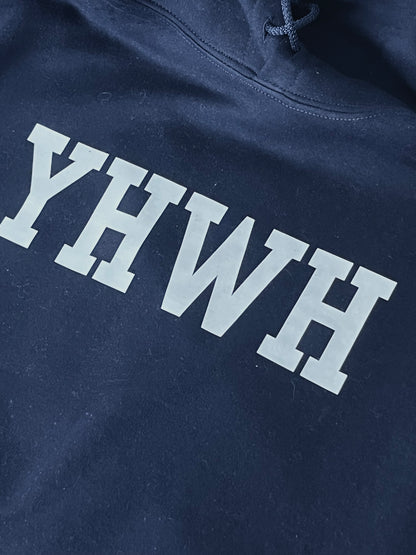 YHWH Navy Hoodie