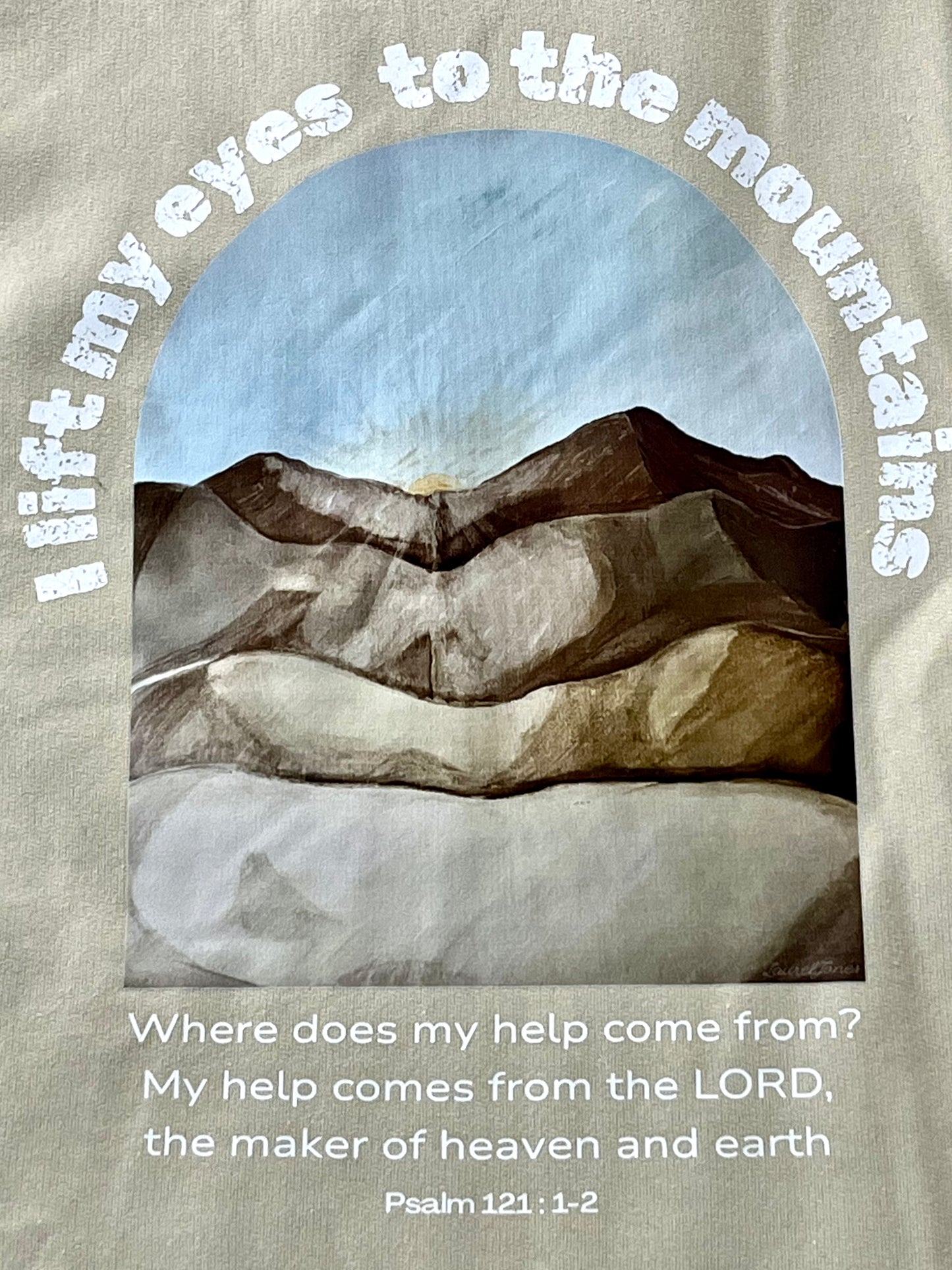 I Lift My Eyes To The Mountains Hoodie