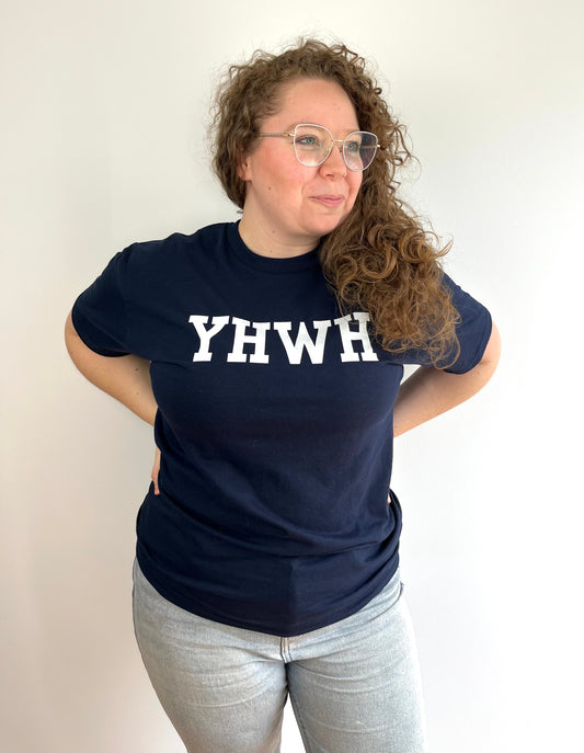 YHWH Navy T-Shirt